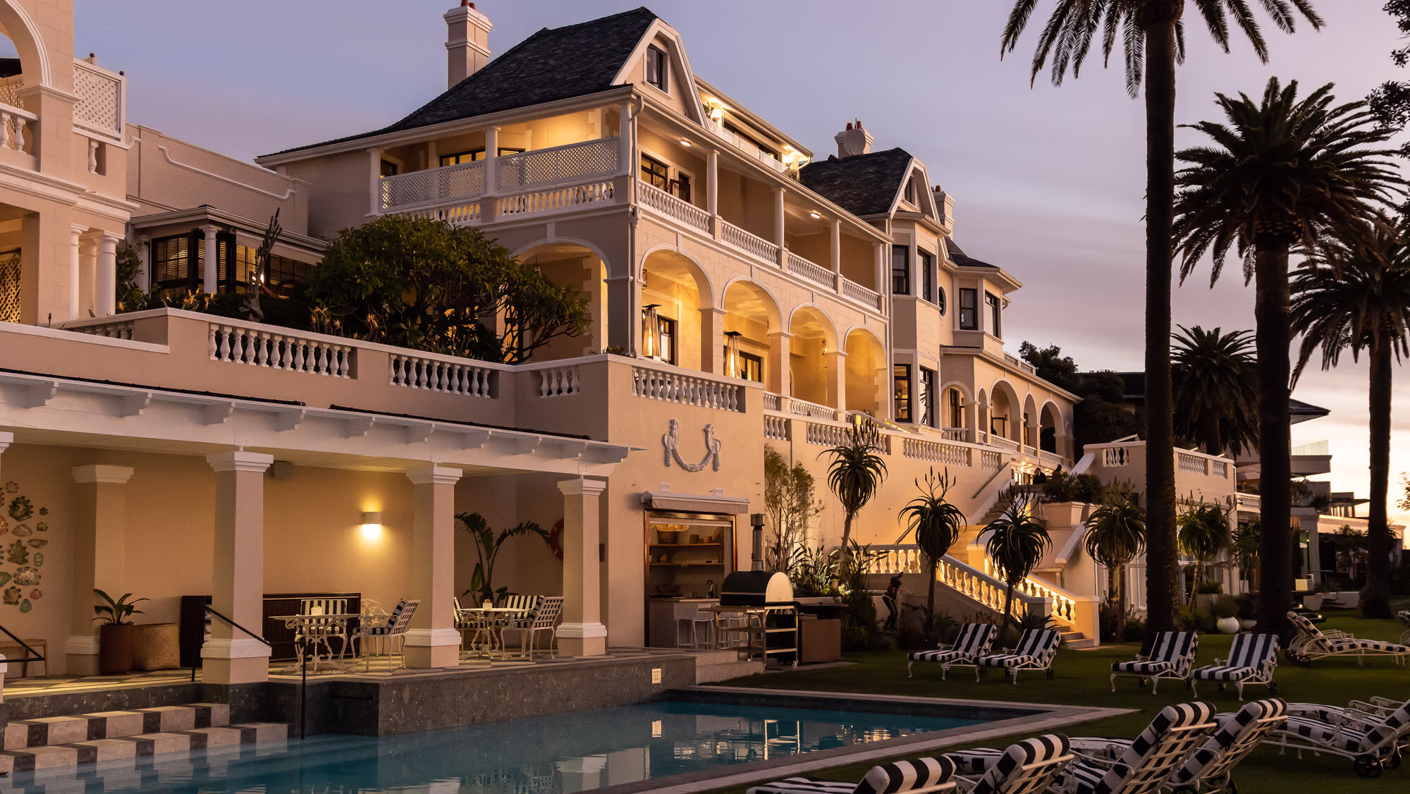Luxury Event Venues Luxury clifftop retreat in Bantry Bay with ocean views at Ellerman House.