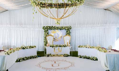 Wedding Decoration Decor Floral flowers tents stylish ceremony celebrations style